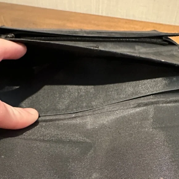 Thirty-One Black Wallet with White Dots - Picture 9 of 11